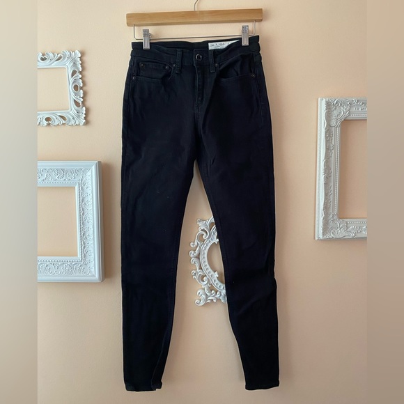 Rag and Bone Black Skinny Jeans Size 25 - Picture 2 of 12
